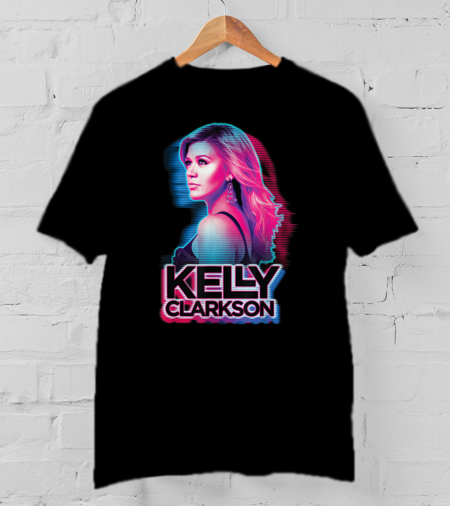 KELLY CLARKSON Retro Neon T-Shirt