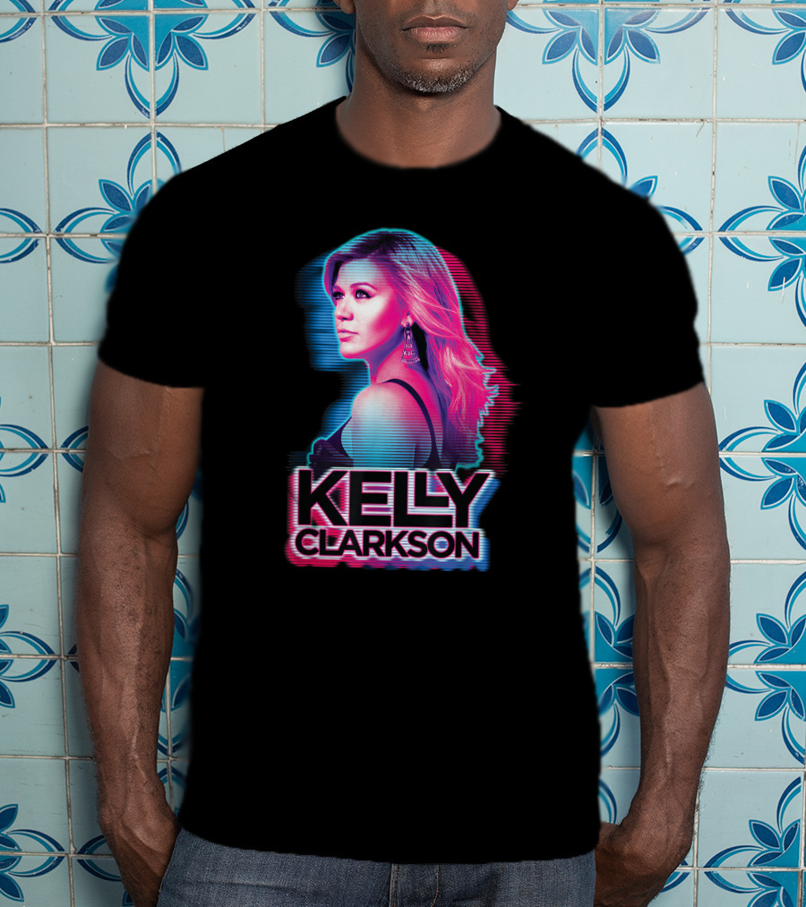 KELLY CLARKSON Retro Neon T-Shirt