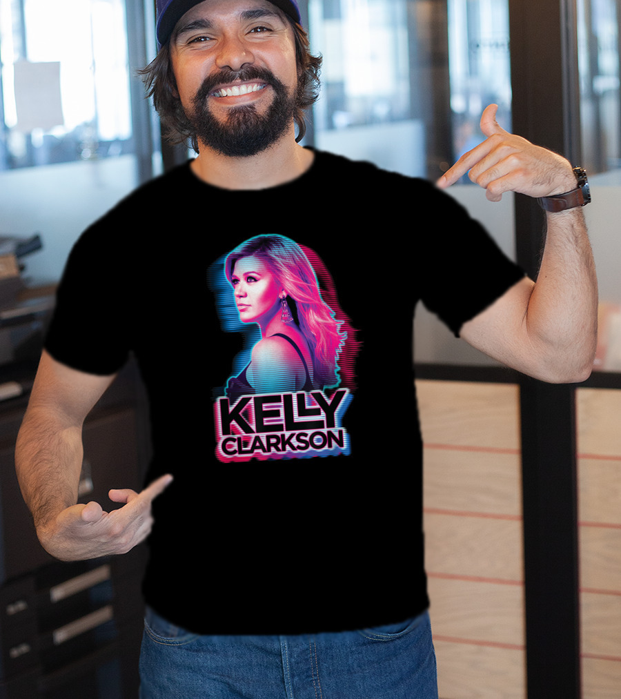 KELLY CLARKSON Retro Neon T-Shirt