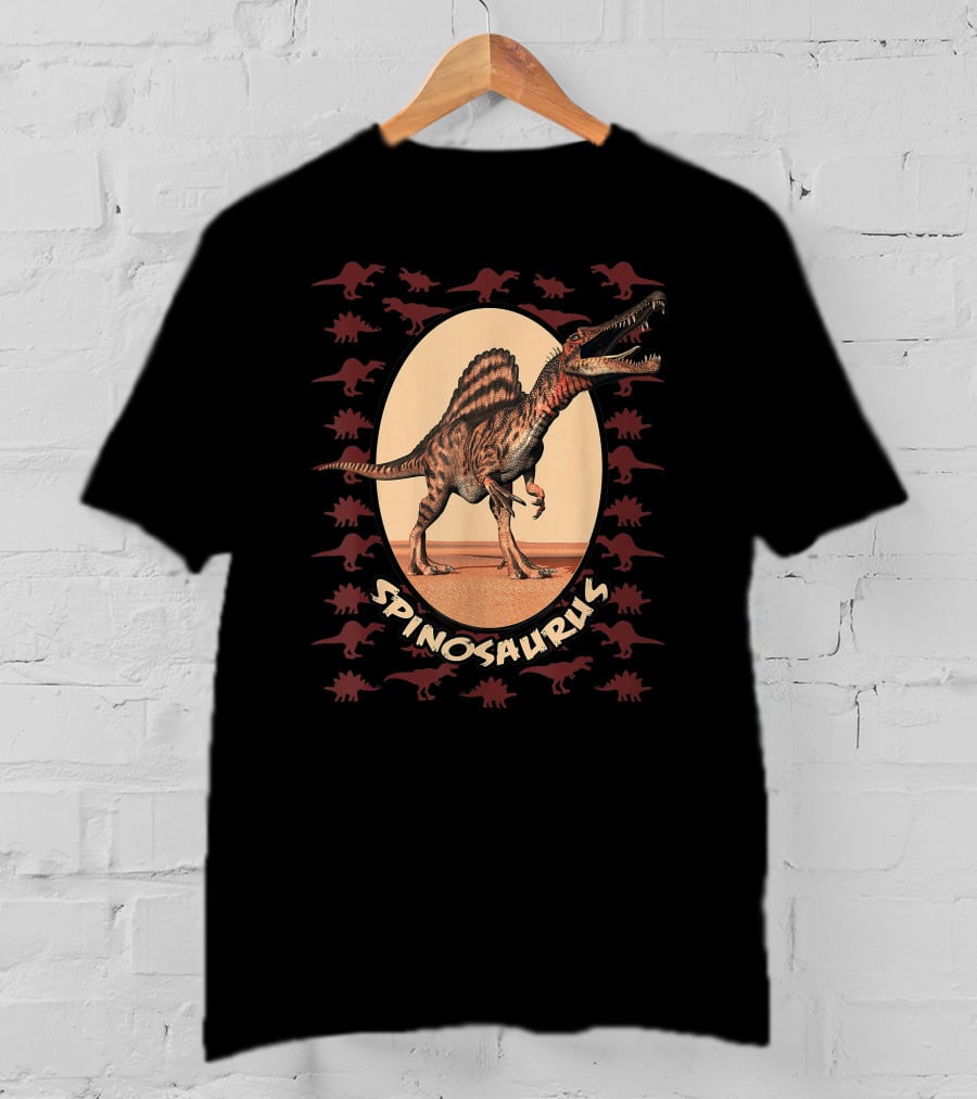 Spinosaurus Realistic Dinosaur T-Shirt