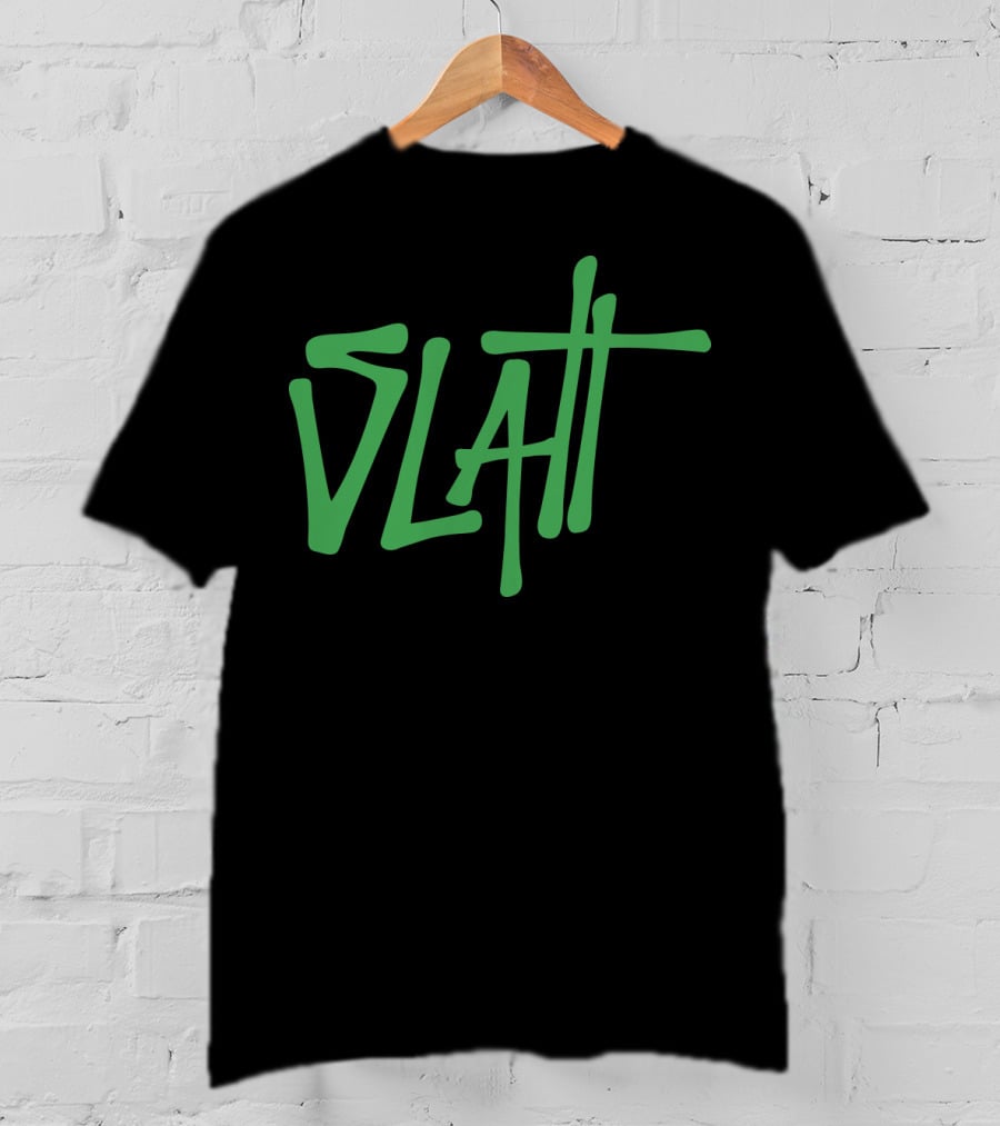 Slatt Young Thug Green Text T-Shirt