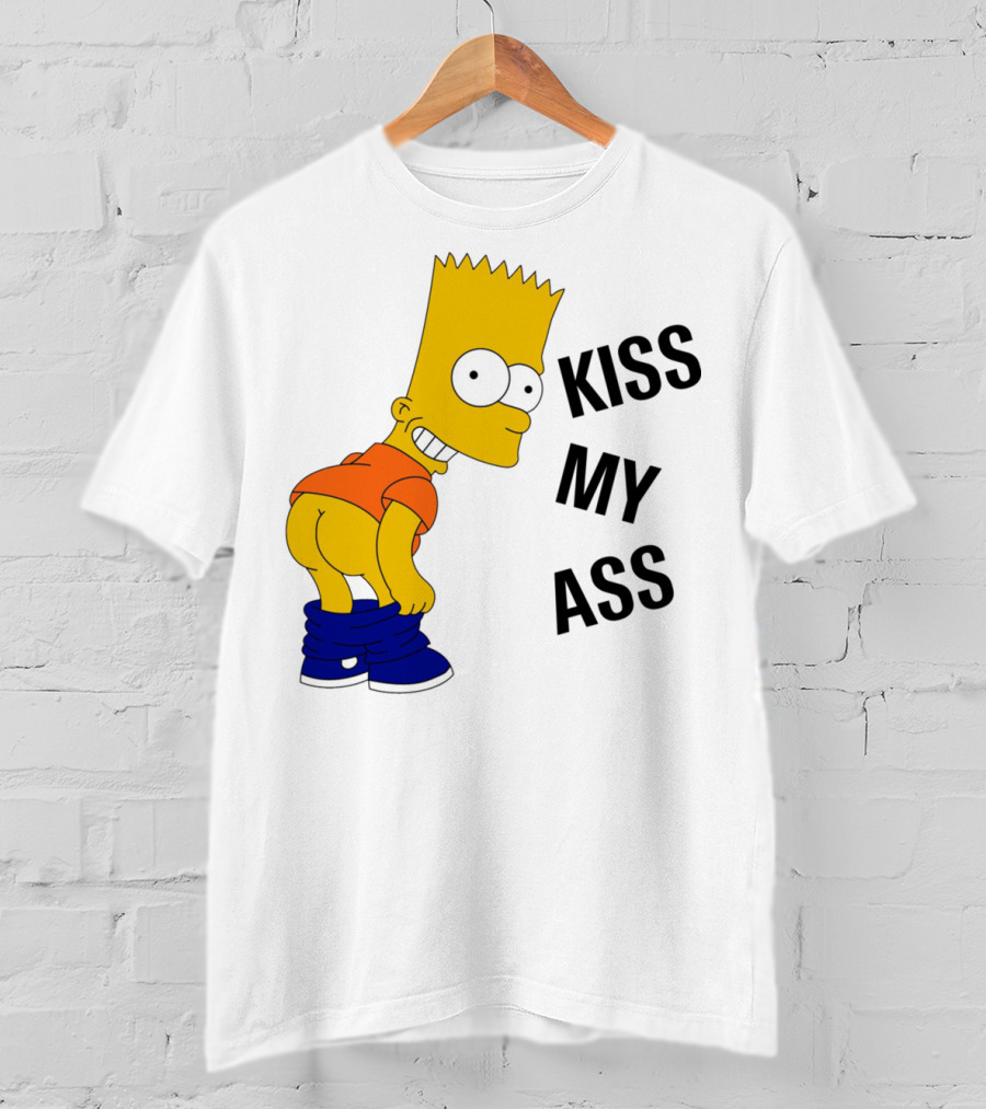 Bart Simpson Kiss My Ass T-Shirt
