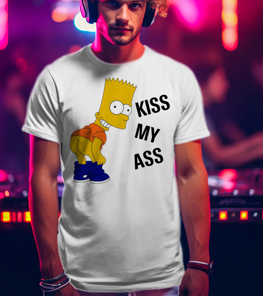 Bart Simpson Kiss My Ass T-Shirt