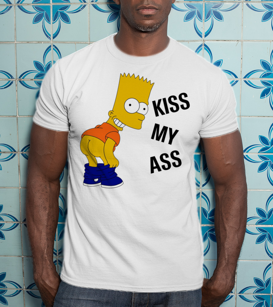 Bart Simpson Kiss My Ass T-Shirt