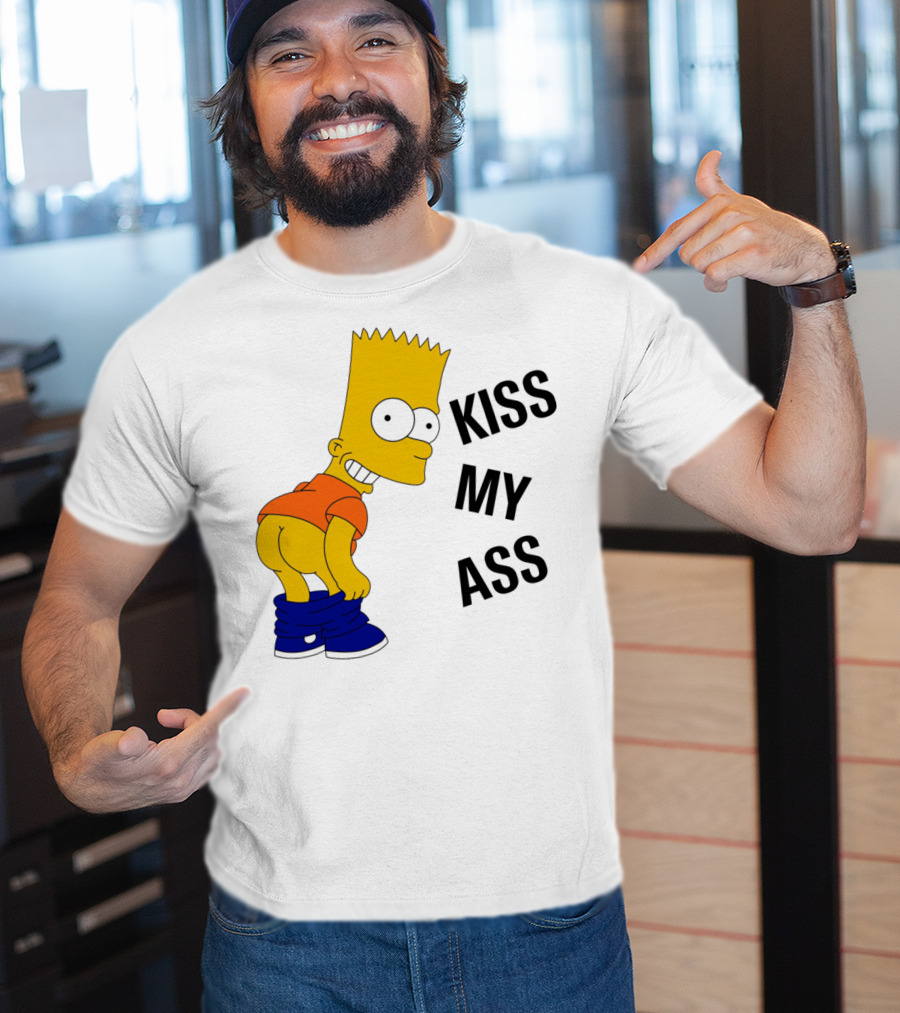 Bart Simpson Kiss My Ass T-Shirt