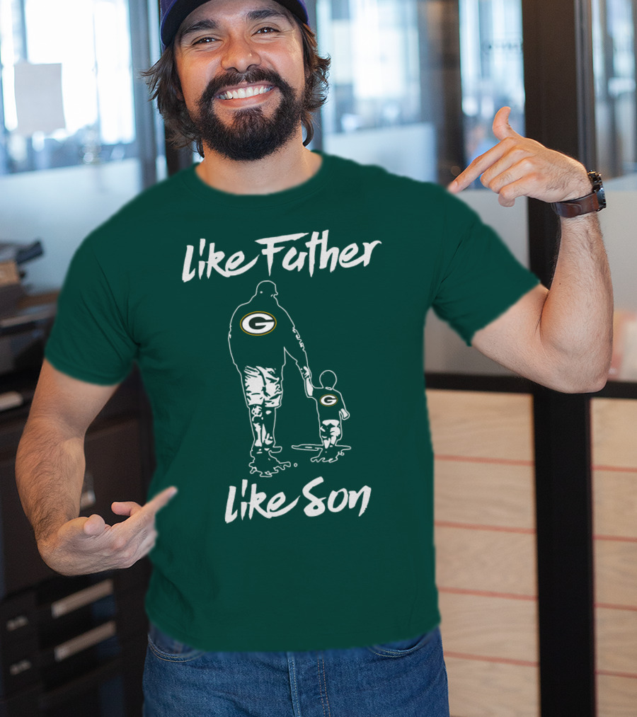 Like Father Like Son Green Bay Packers T-Shirt