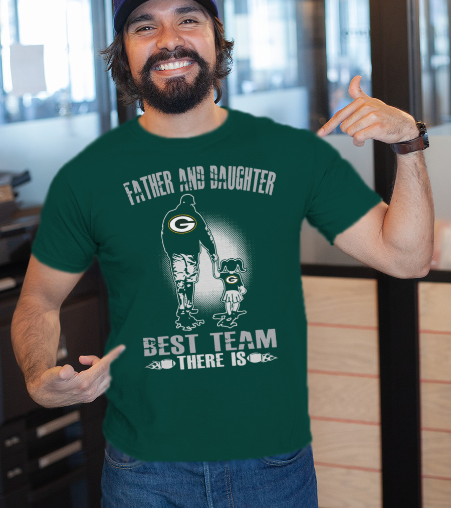 Father And Daughter Green Bay Packers Best Team There Is T-Shirt