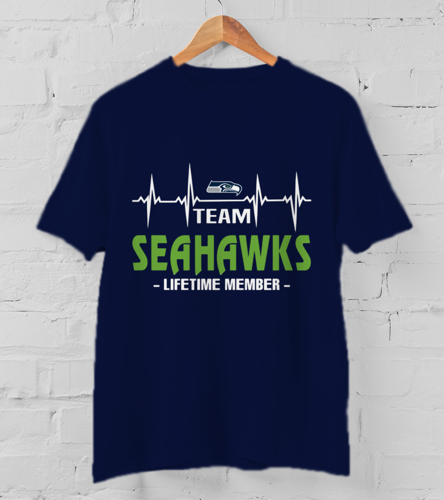 Team Seahawks Lifetime Member T-Shirt