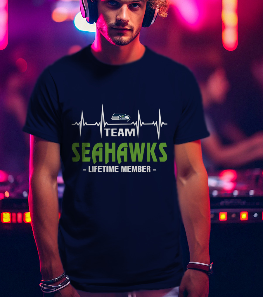 Team Seahawks Lifetime Member T-Shirt