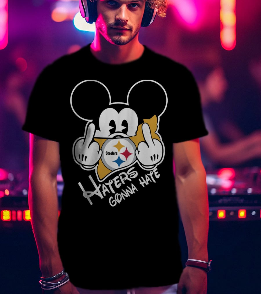 Steelers Haters Gonna Hate Mickey Style T-Shirt