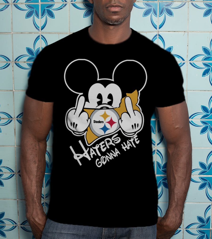 Steelers Haters Gonna Hate Mickey Style T-Shirt