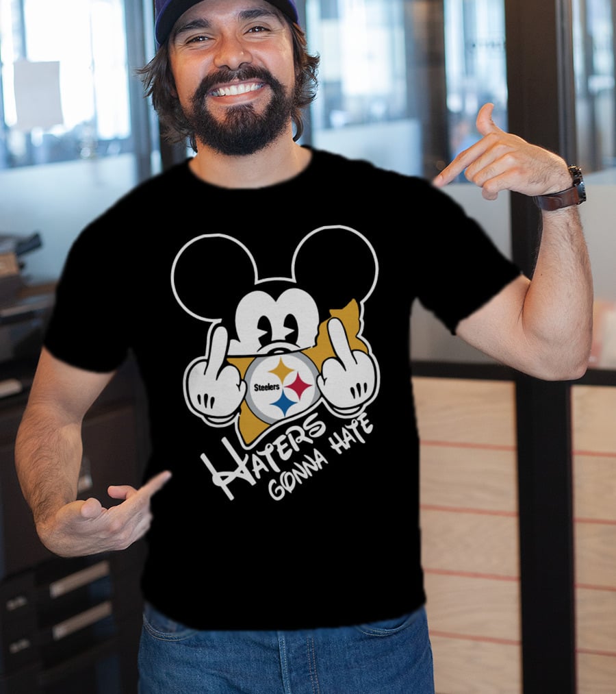 Steelers Haters Gonna Hate Mickey Style T-Shirt