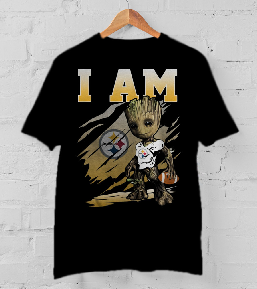 I Am Pittsburgh Steelers Groot Football T-Shirt