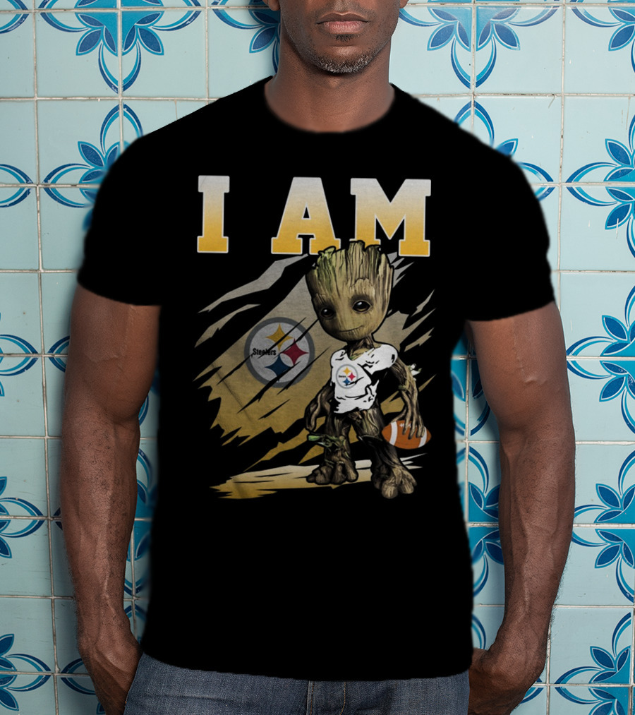 I Am Pittsburgh Steelers Groot Football T-Shirt