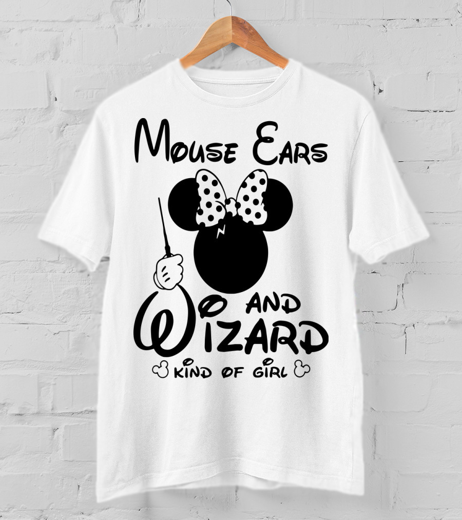 Mouse Ears And Wizard Kind Of Girl T-Shirt