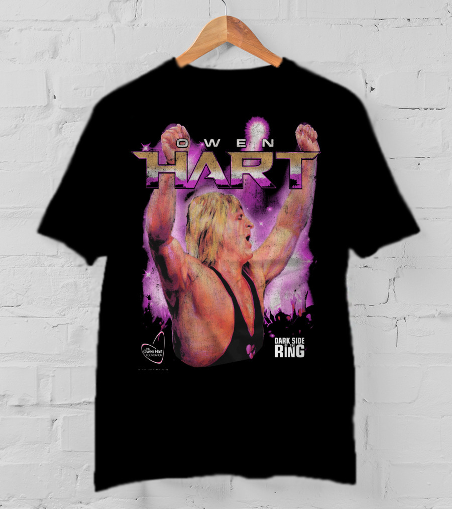 Owen Hart Dark Side Of The Ring Victory Pose T-Shirt