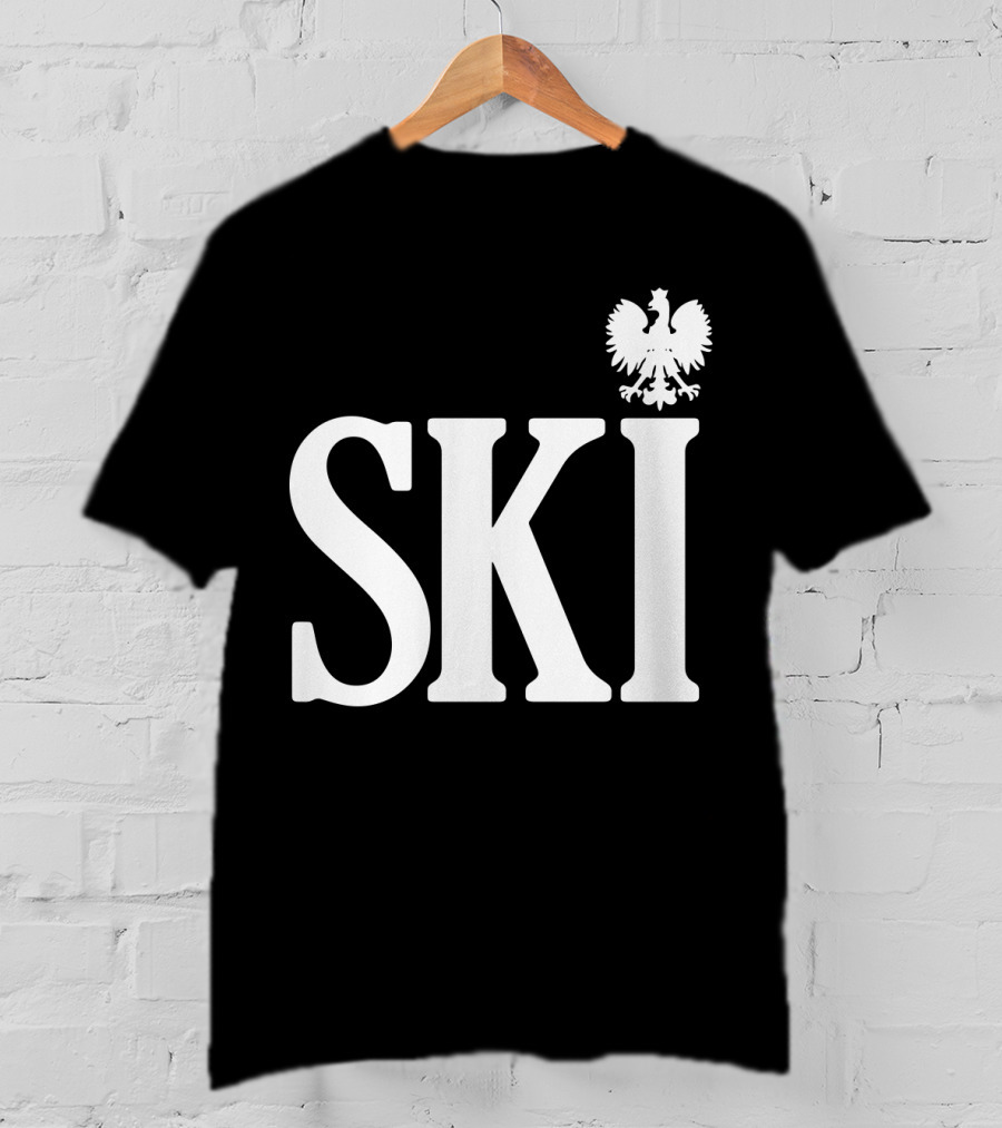 SKI Polish White Eagle T-Shirt