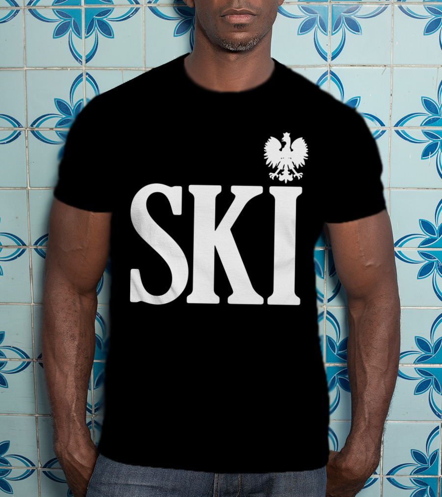 SKI Polish White Eagle T-Shirt