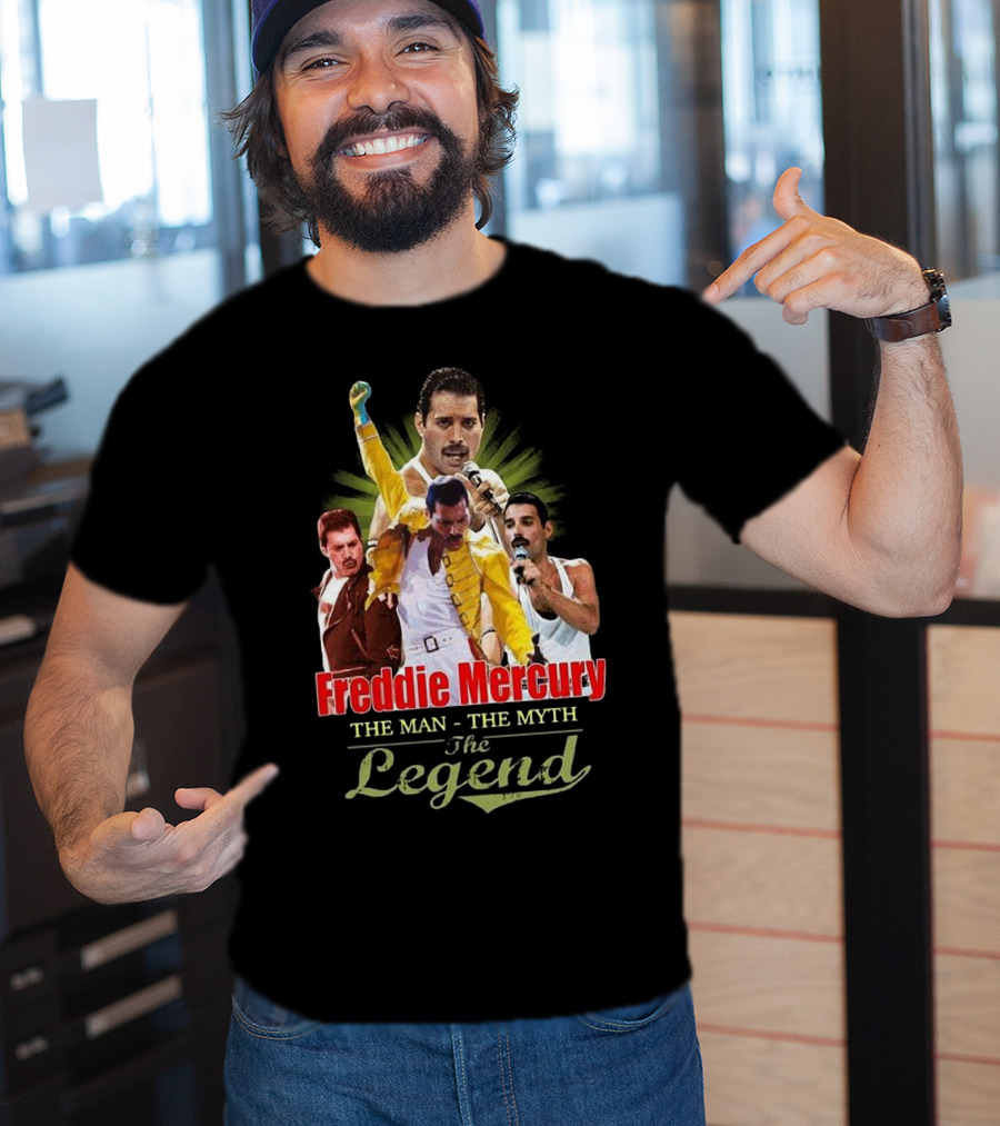 Freddie Mercury The Man The Myth The Legend T-Shirt