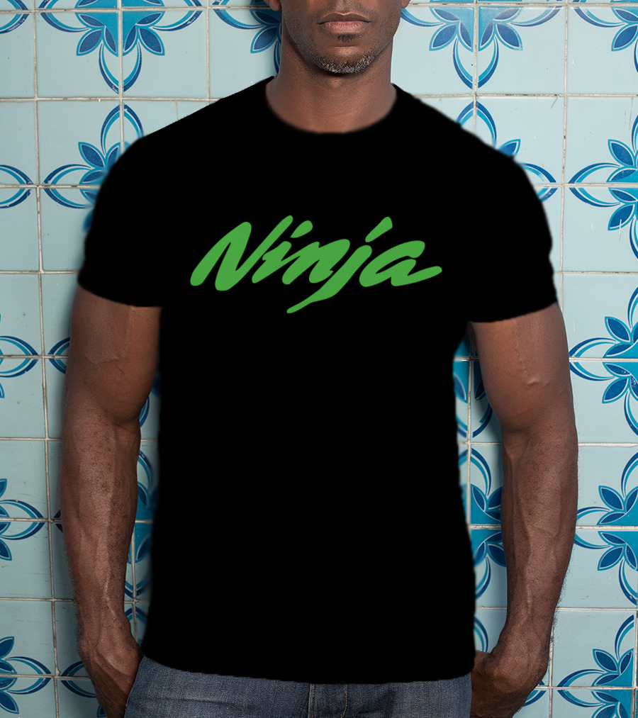 Ninja Kawasaki Motorsports Style Green T-Shirt