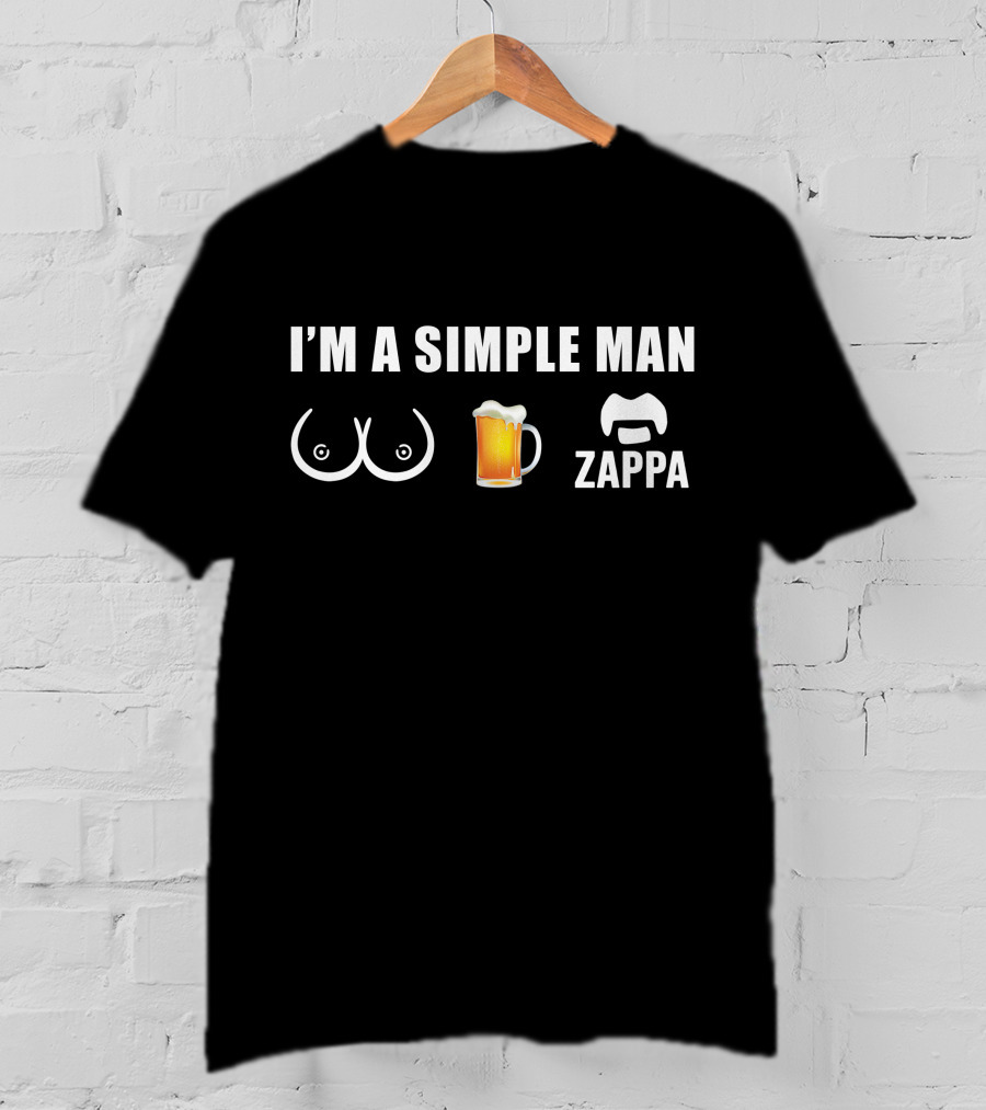 I'm A Simple Man Zappa T-Shirt