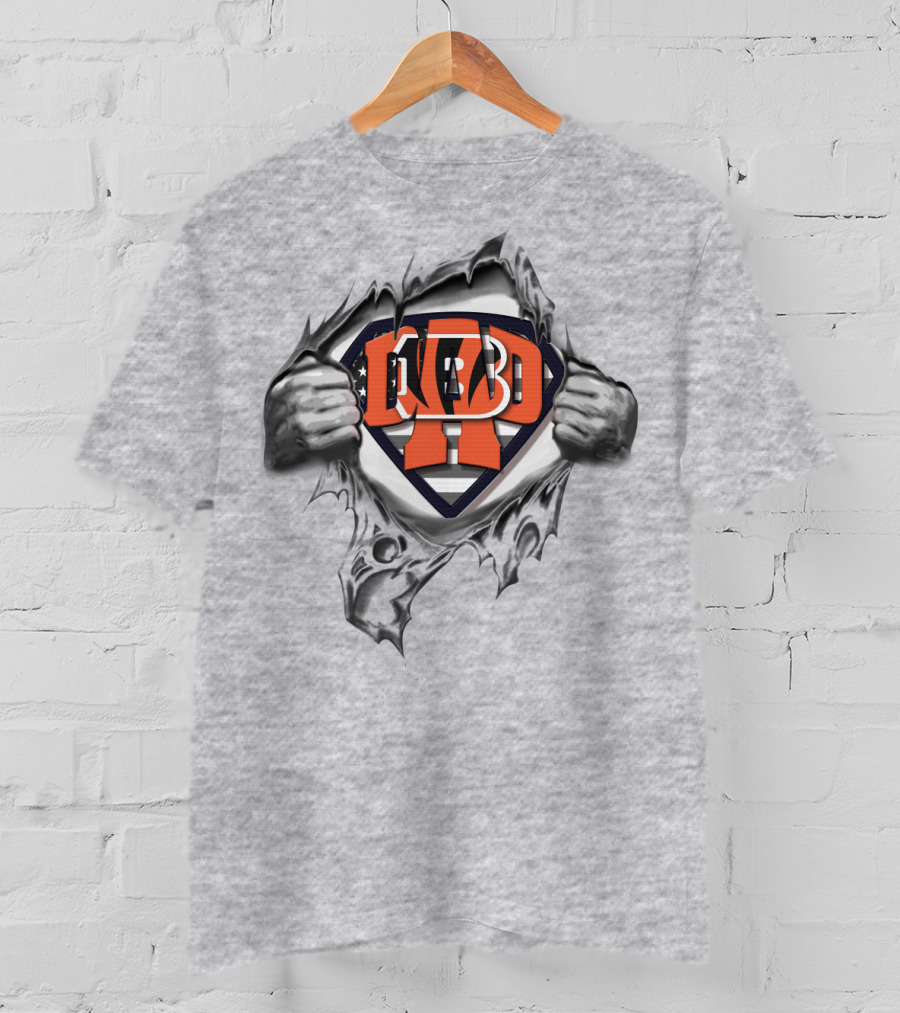 Cincinnati Bengals Superdad Symbol T-Shirt