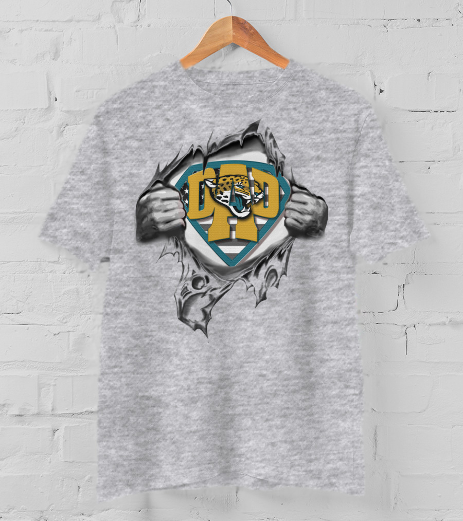 Superdad Dad Jacksonville Jaguars T-Shirt