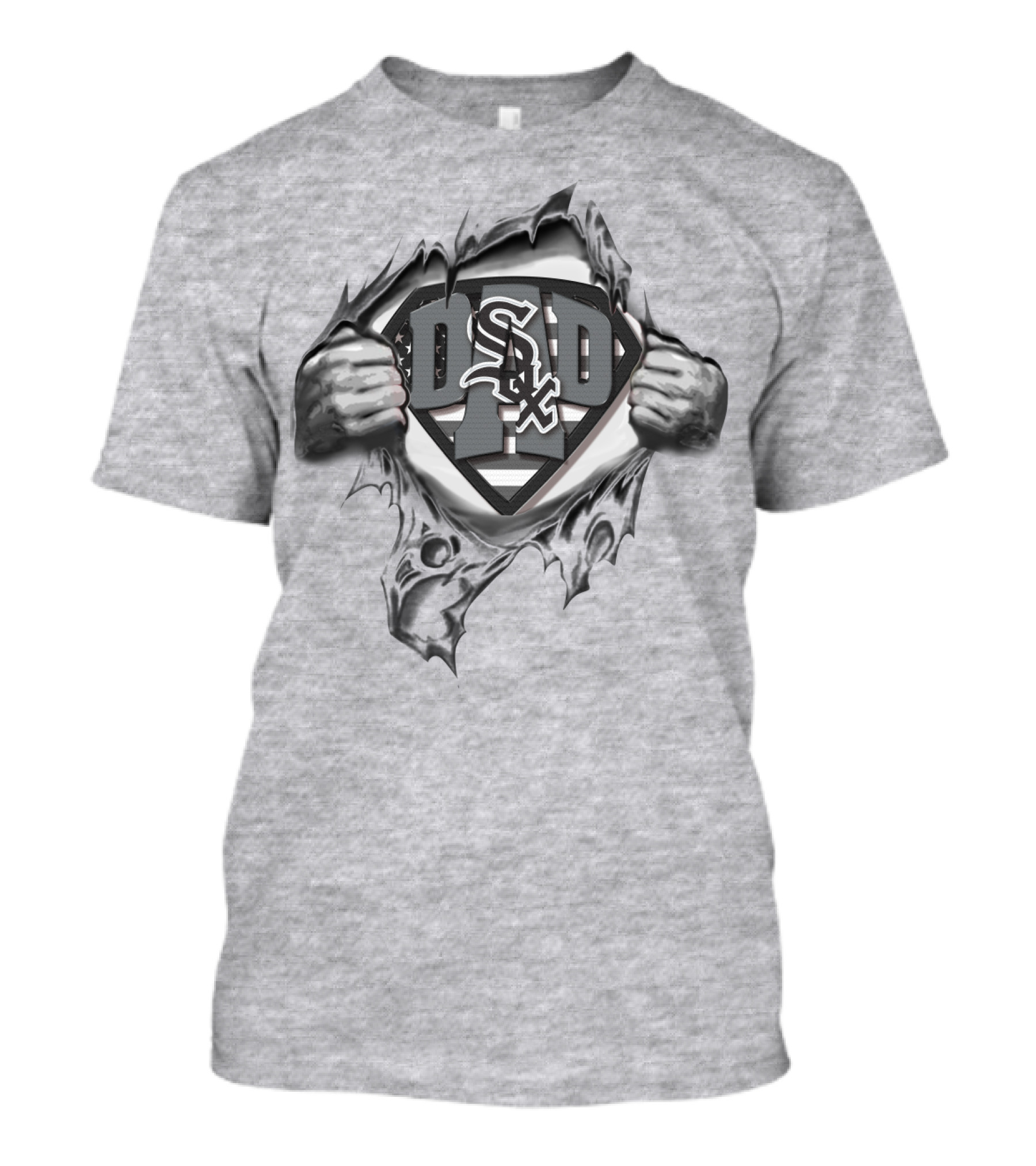 SUPERDAD Chicago White Sox Logo Superman T-Shirt