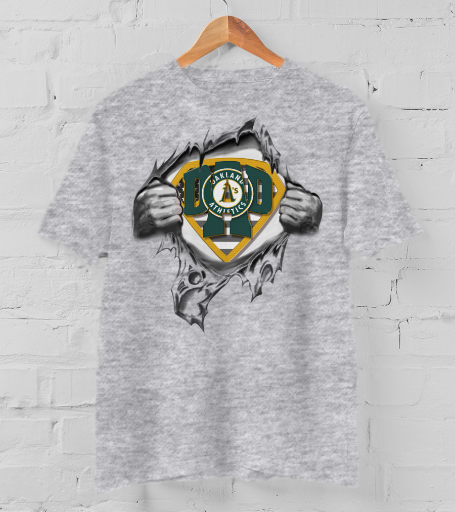 Oakland Athletics SUPERDAD Comic T-Shirt