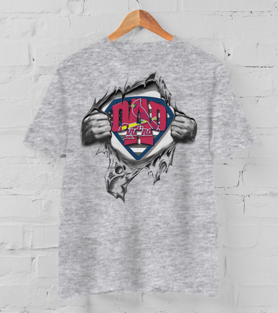 SUPERDAD St. Louis Cardinals Logo Shield T-Shirt