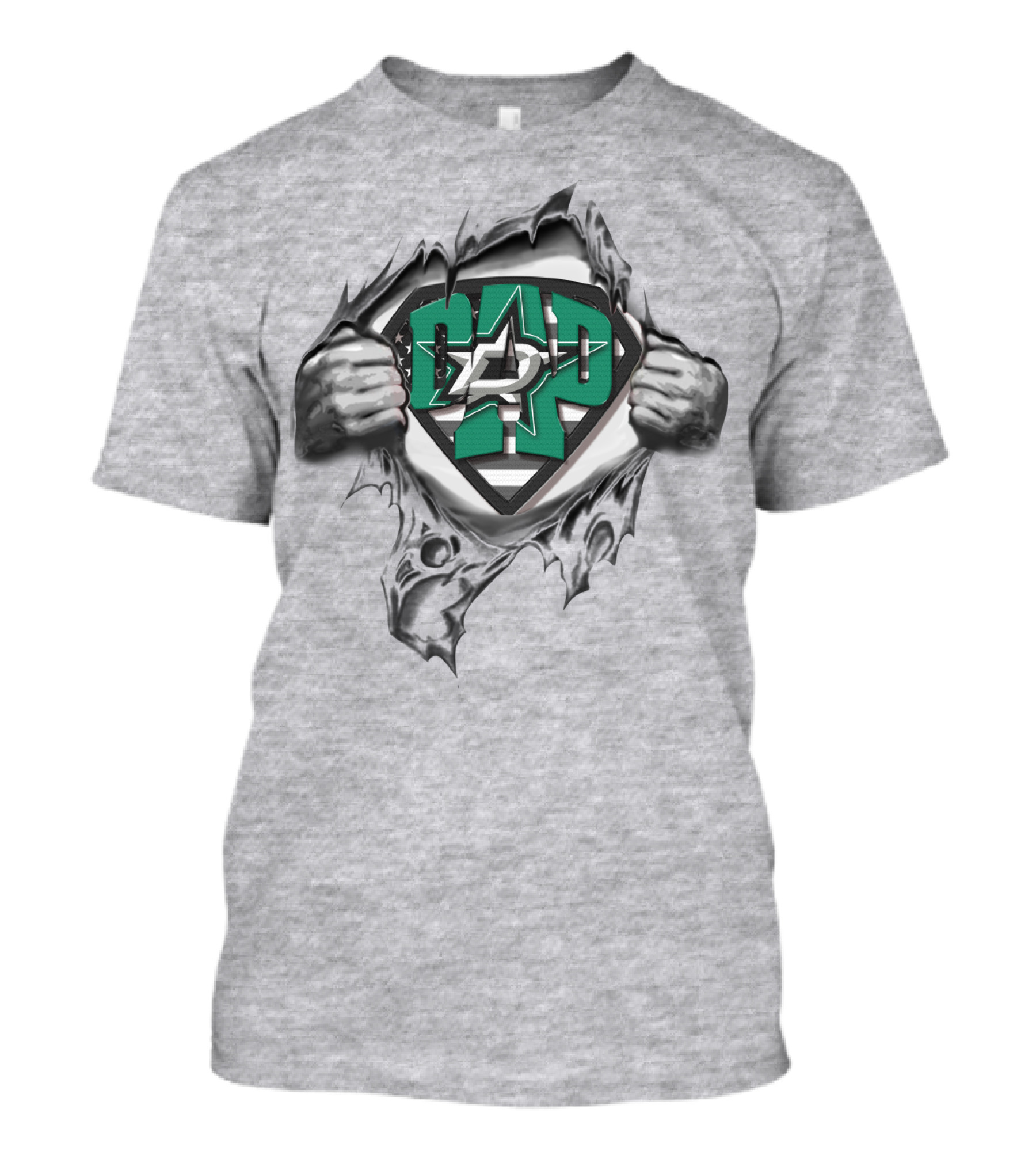 Dallas Stars Superdad Hero Iconic T-Shirt