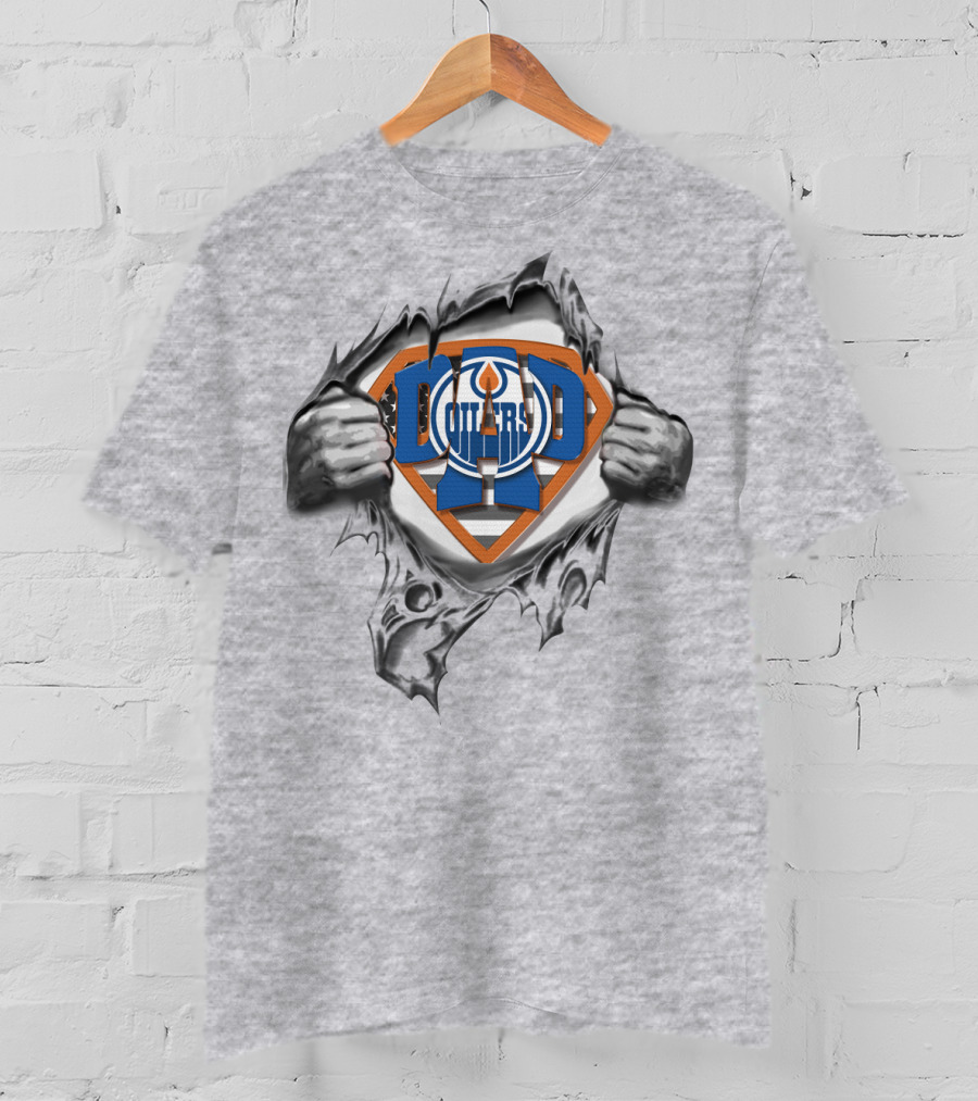 SUPERDAD Oilers Edmonton Hockey Fan T-Shirt
