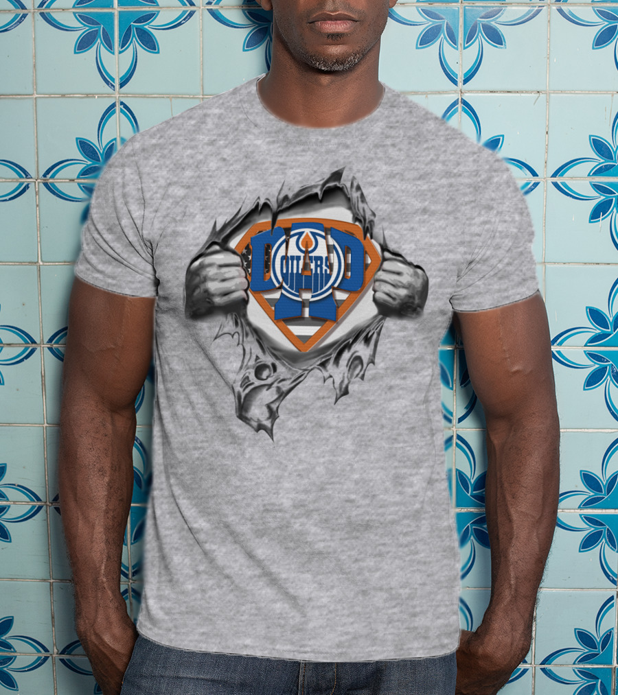 SUPERDAD Oilers Edmonton Hockey Fan T-Shirt