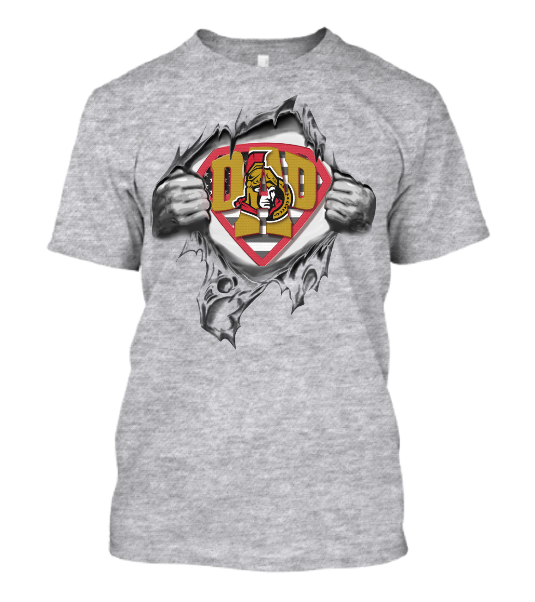 SUPERDAD Ottawa Senators Hockey Logo Emblem T-Shirt