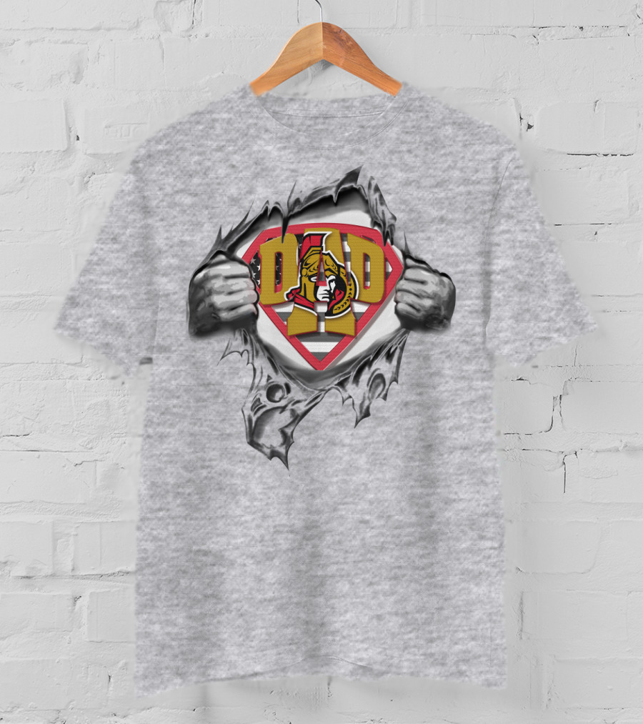 SUPERDAD Ottawa Senators Hockey Logo Emblem T-Shirt