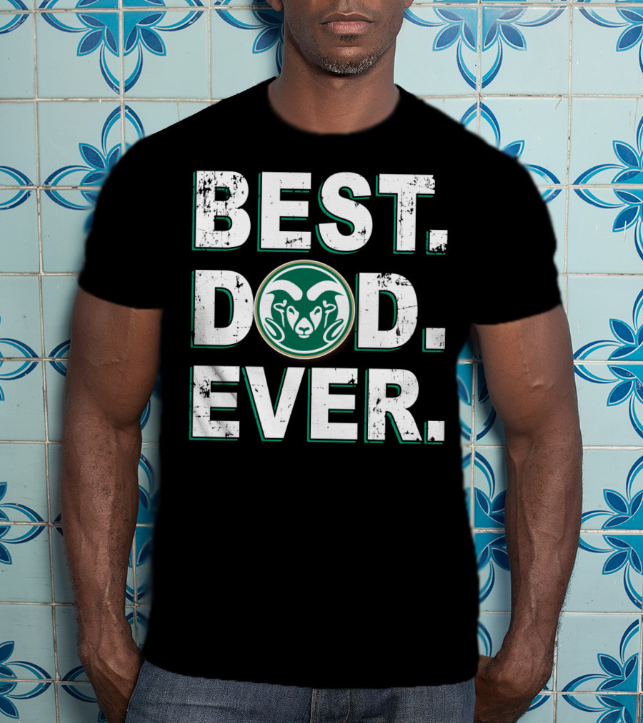 Best Dad Ever Colorado State Rams Logo Classic T-Shirt