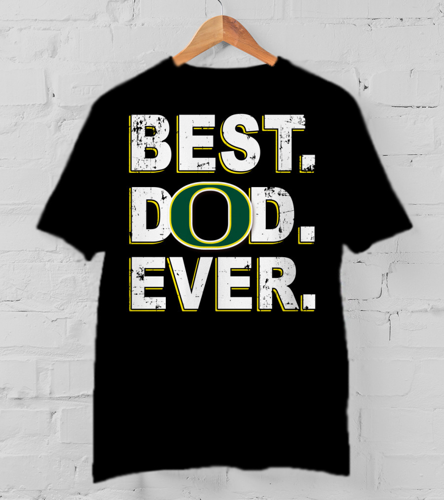 Best Dad Ever Oregon Ducks T-Shirt
