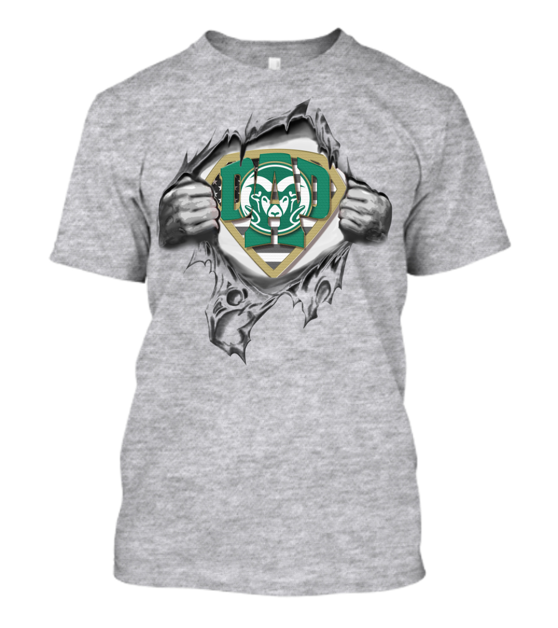 Superdad Colorado State Rams Hero T-Shirt