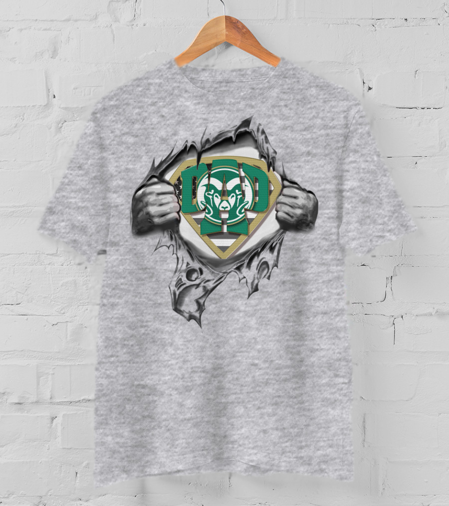 Superdad Colorado State Rams Hero T-Shirt