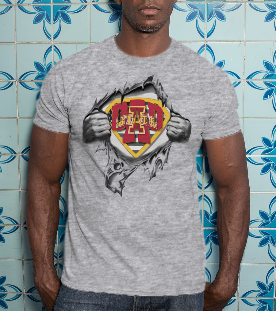 SUPERDAD Iowa State Cyclones Superman T-Shirt