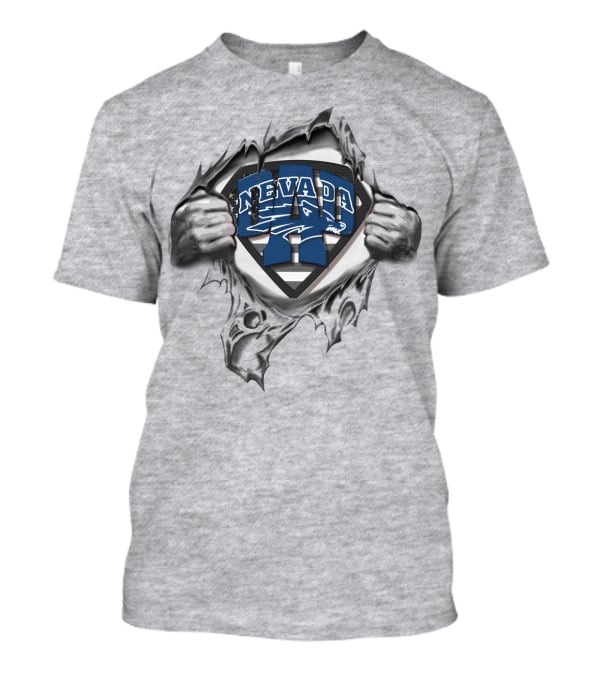 Superdad Nevada Wolf Pack Superman T-Shirt