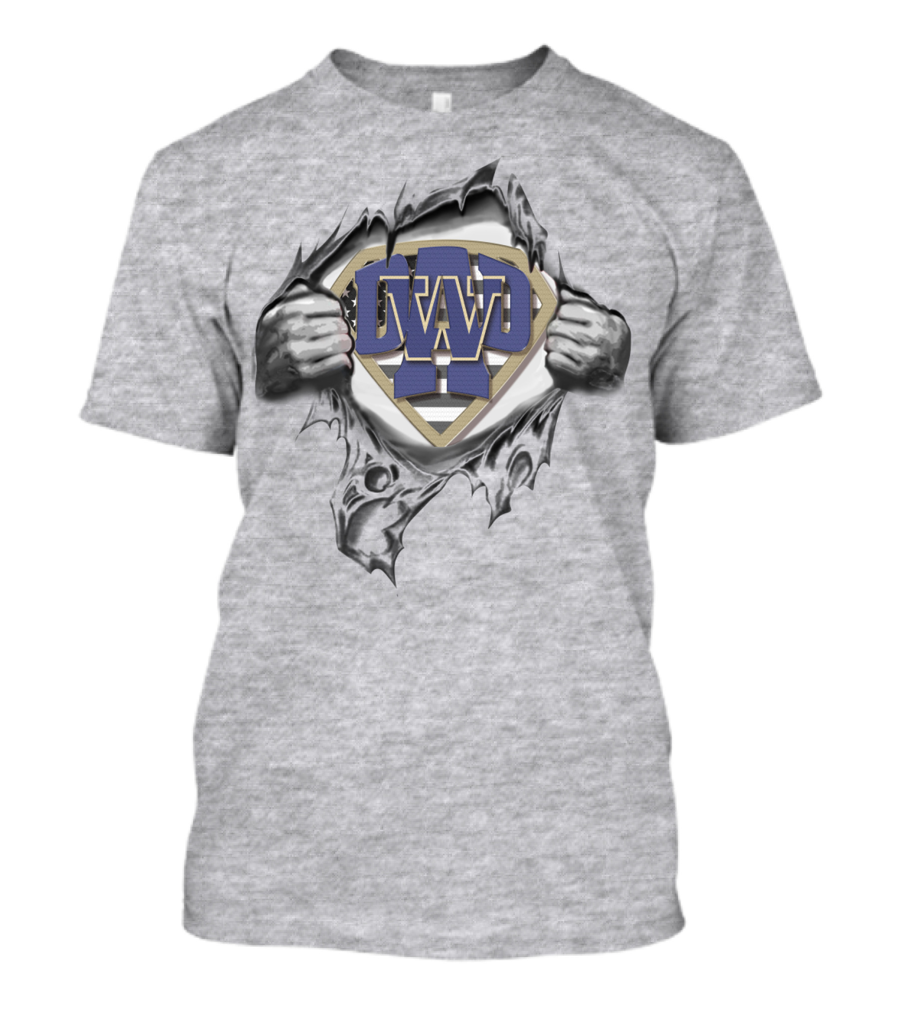Superdad Washington Huskies Superman T-Shirt