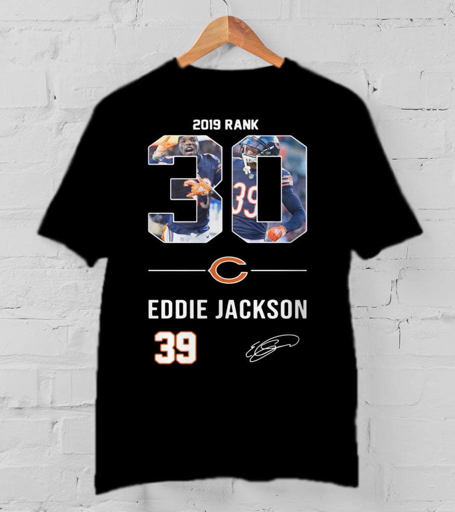Rank 30 Chicago Bears Eddie Jackson T-Shirt