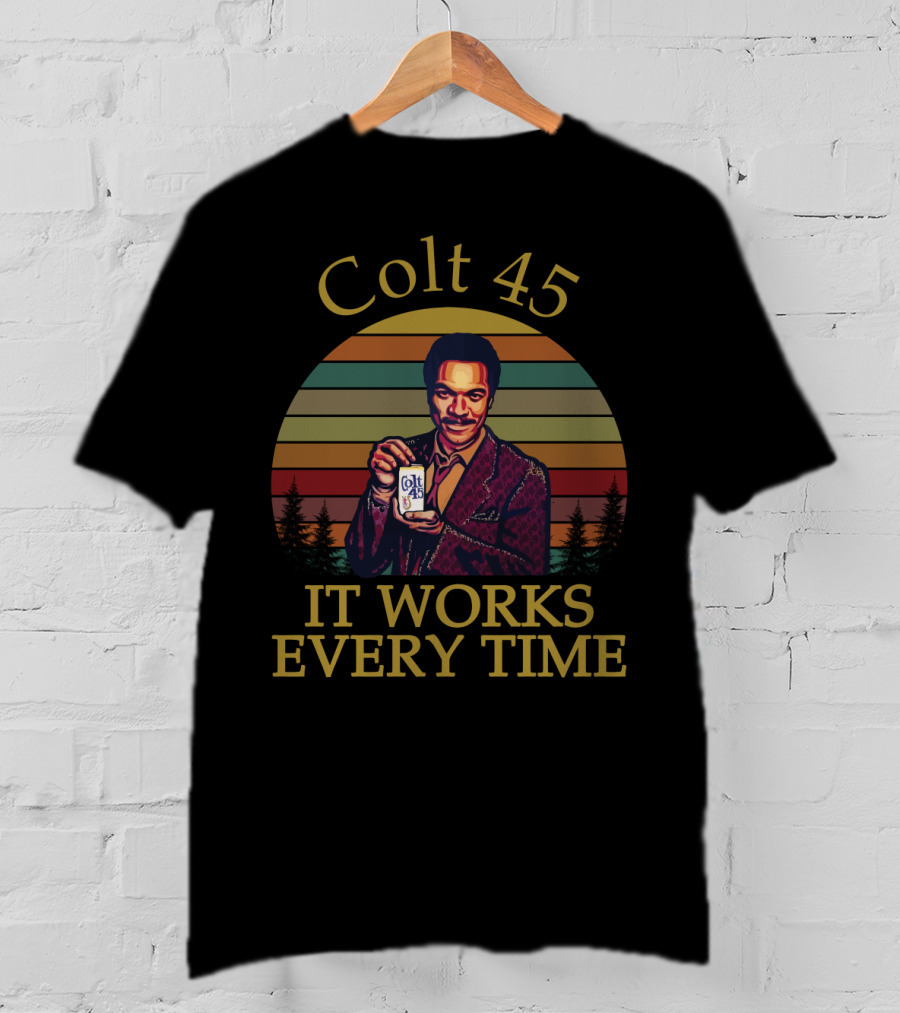 Billy Dee Williams Colt 45 It Works Every Time T-Shirt