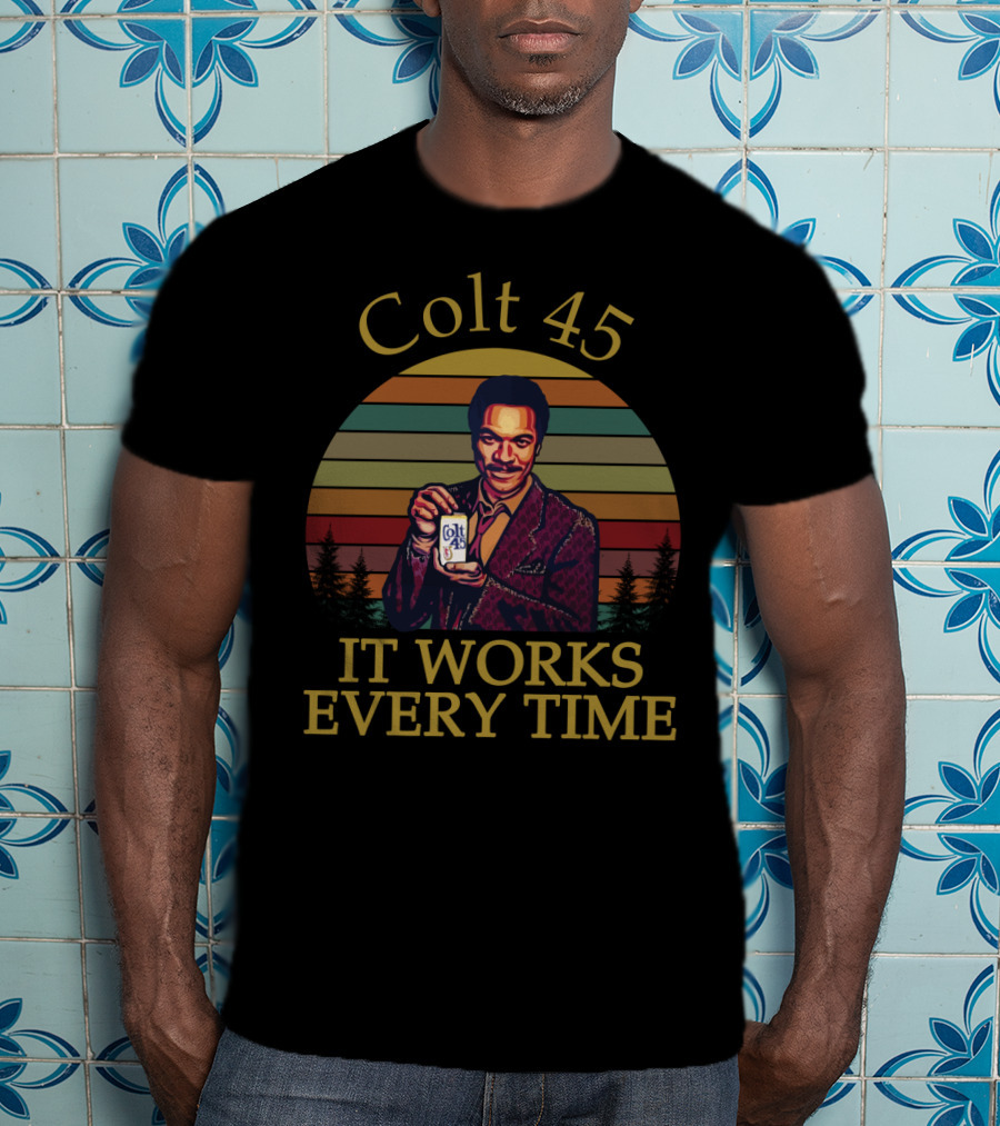 Billy Dee Williams Colt 45 It Works Every Time T-Shirt