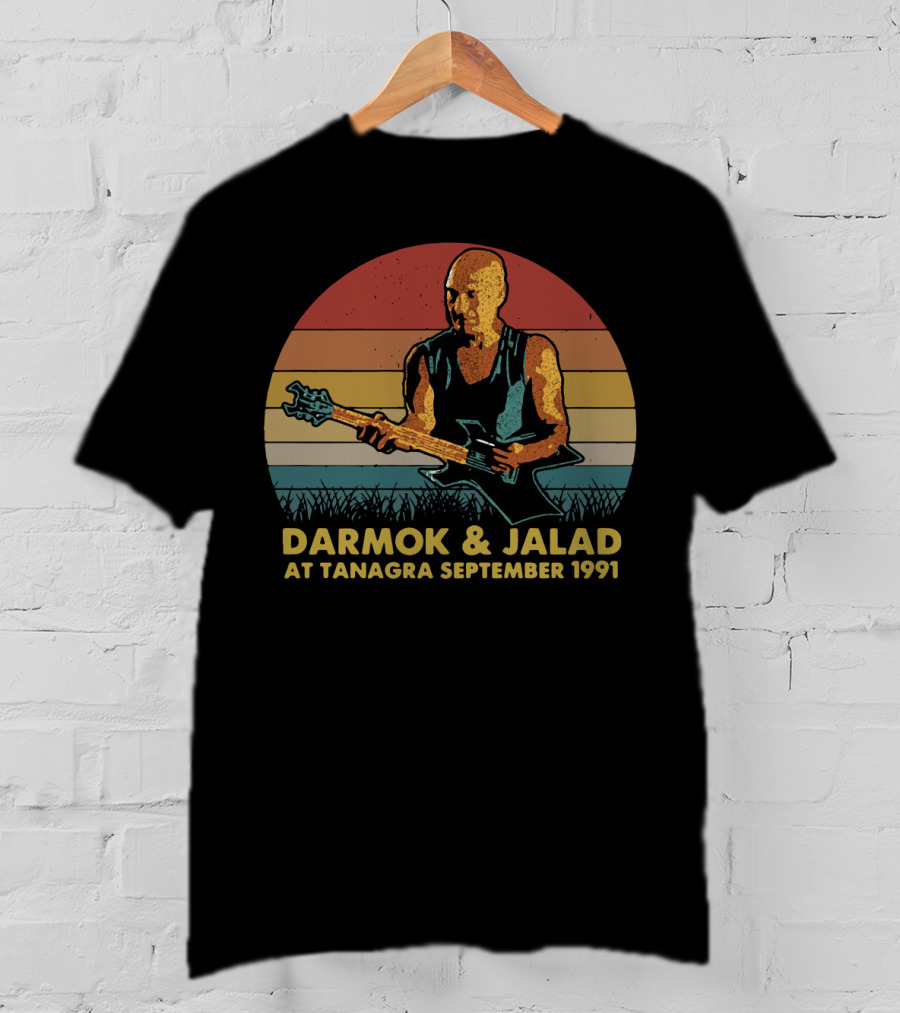 Darmok And Jalad At Tanagra September 1991 Retro Music Guitar T-Shirt