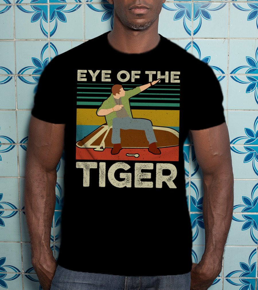 Supernatural Dean Eye Of The Tiger Retro Pose T-Shirt