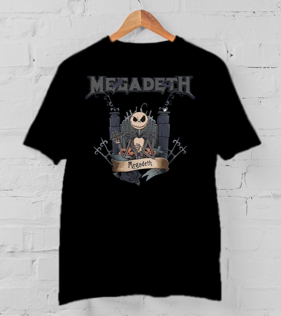 Megadeth Jack Skellington Crossover T-Shirt