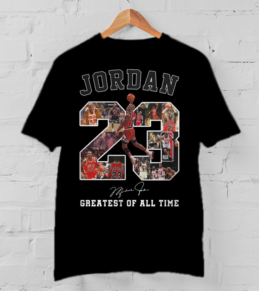 Jordan 23 Greatest Of All Time Nba T-Shirt