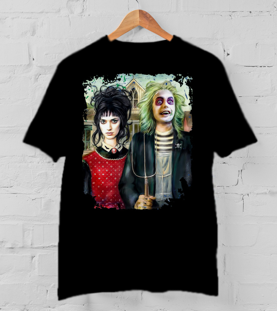 American Gothic Beetlejuice Lydia House T-Shirt